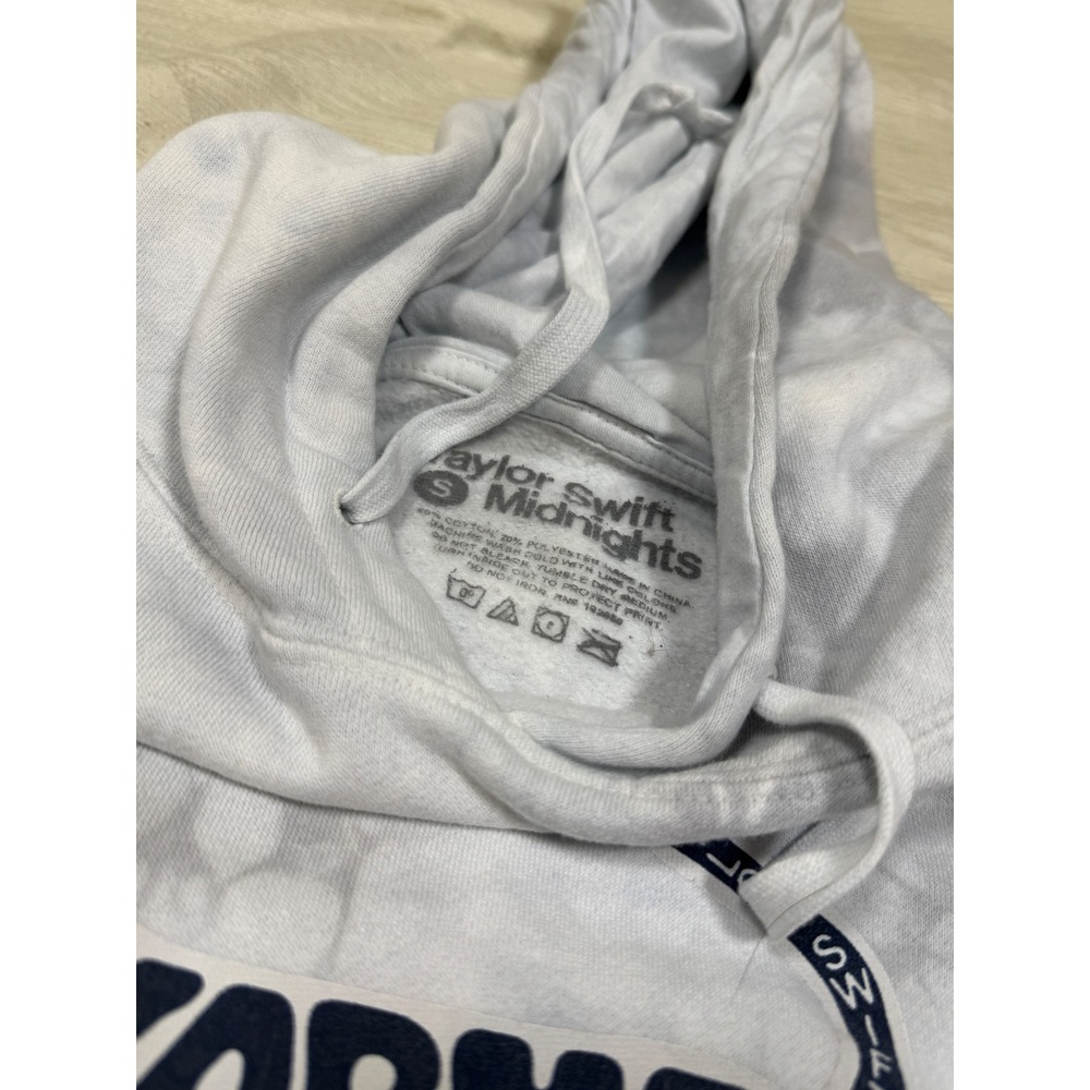 Taylor Swift Women's Small Official Midnights Karma Tie Dye Hoodie Cat Swiftie - Picture 7 of 8